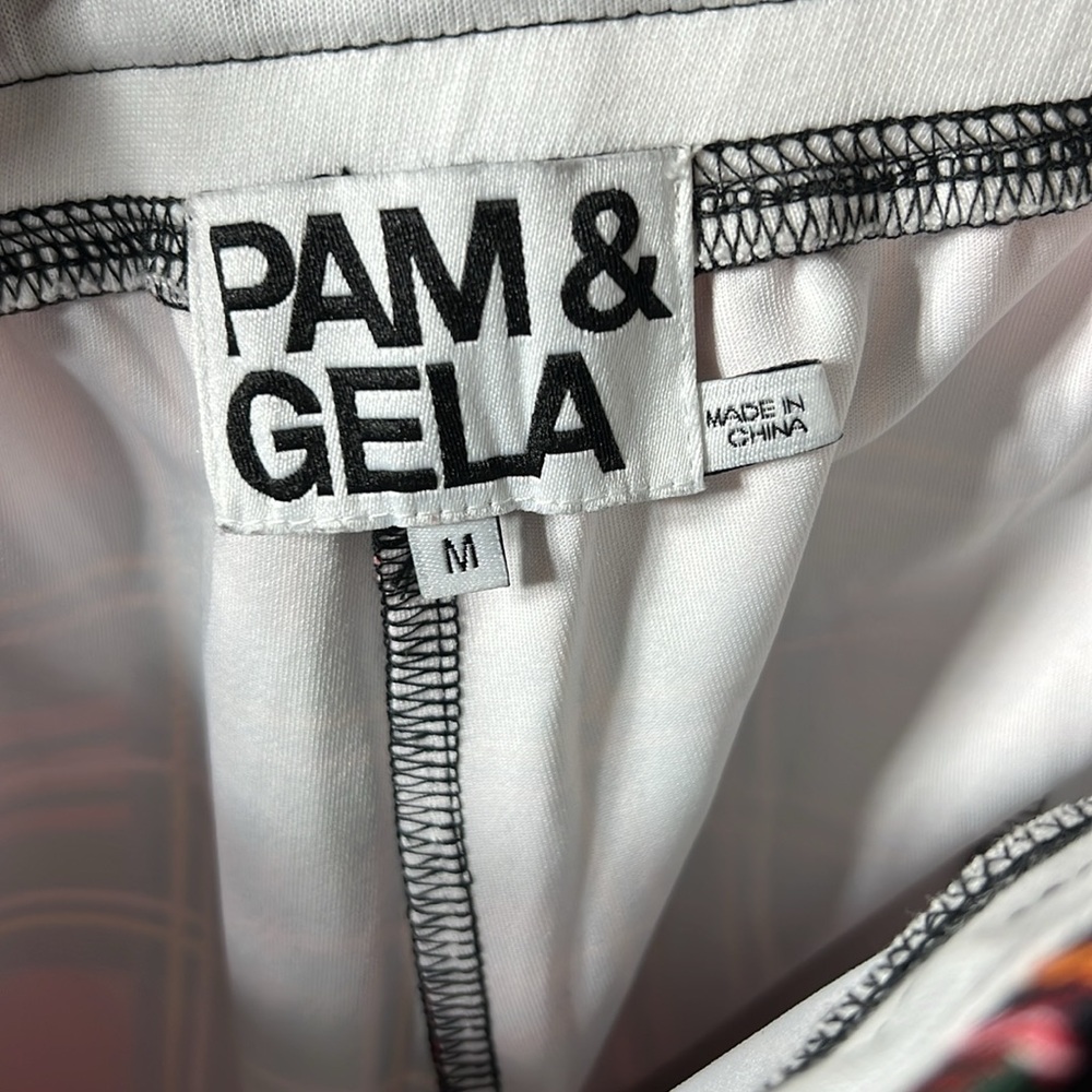Pam & Gela x REVOLVE Tartan Cigarette Track Pant Size Medium - Picture 9 of 12